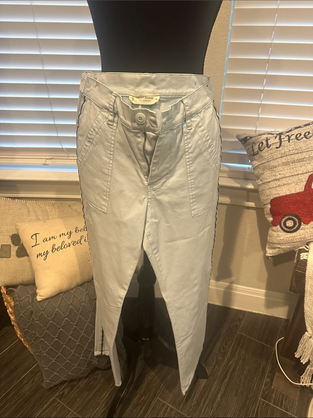 Lucky Brand Light Blue Denim cargo pants